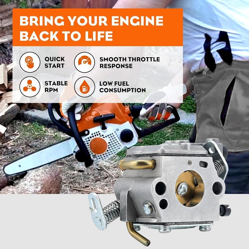 Hipa MS 250C Carburetor for Sthil MS230 MS250C MS 230 MS 250 Chainsaw Parts Carb Replace 1123-120-0620 Zama C1Q-S92 - Image 4